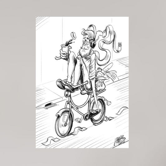 "Amsterdam Biker" Fine Art Print - various sizes