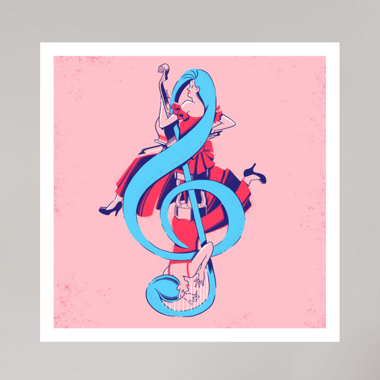 "Symphony of Her" Color Themes Series Fine Art Print