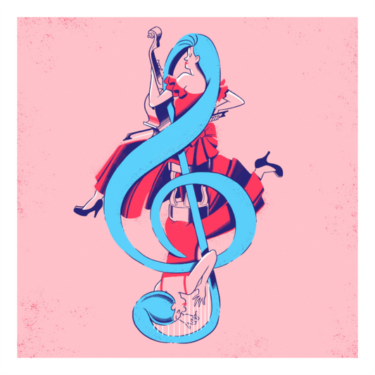 "Symphony of Her" Color Themes Series Fine Art Print