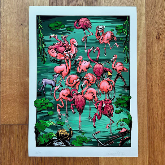 "The Flamboyance Club" Limited Edition Giclée Print - 420 x 594 mm