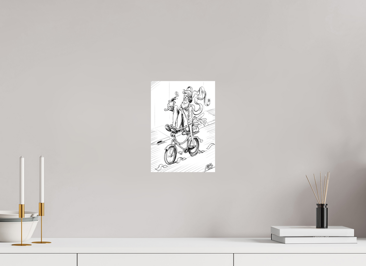 "Amsterdam Biker" Fine Art Print - various sizes