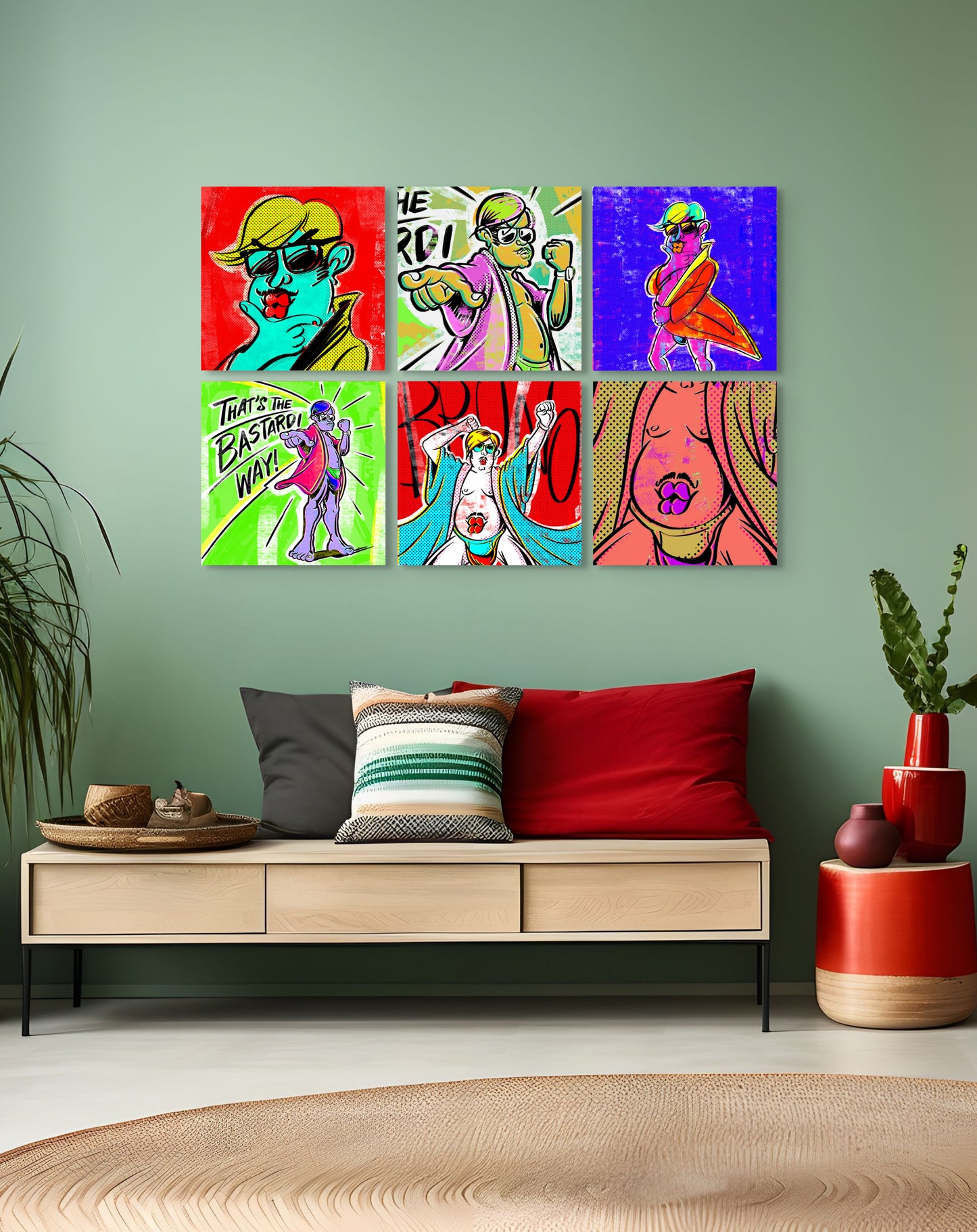 "The Bastardi Way" - 6 Digital Prints Series for Bruno Bastardi™