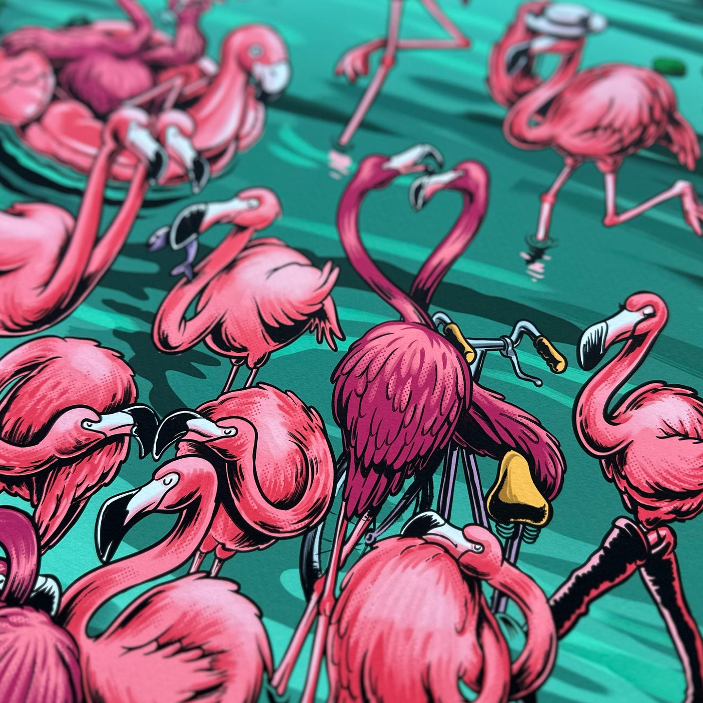 "The Flamboyance Club" Limited Edition Giclée Print - 420 x 594 mm