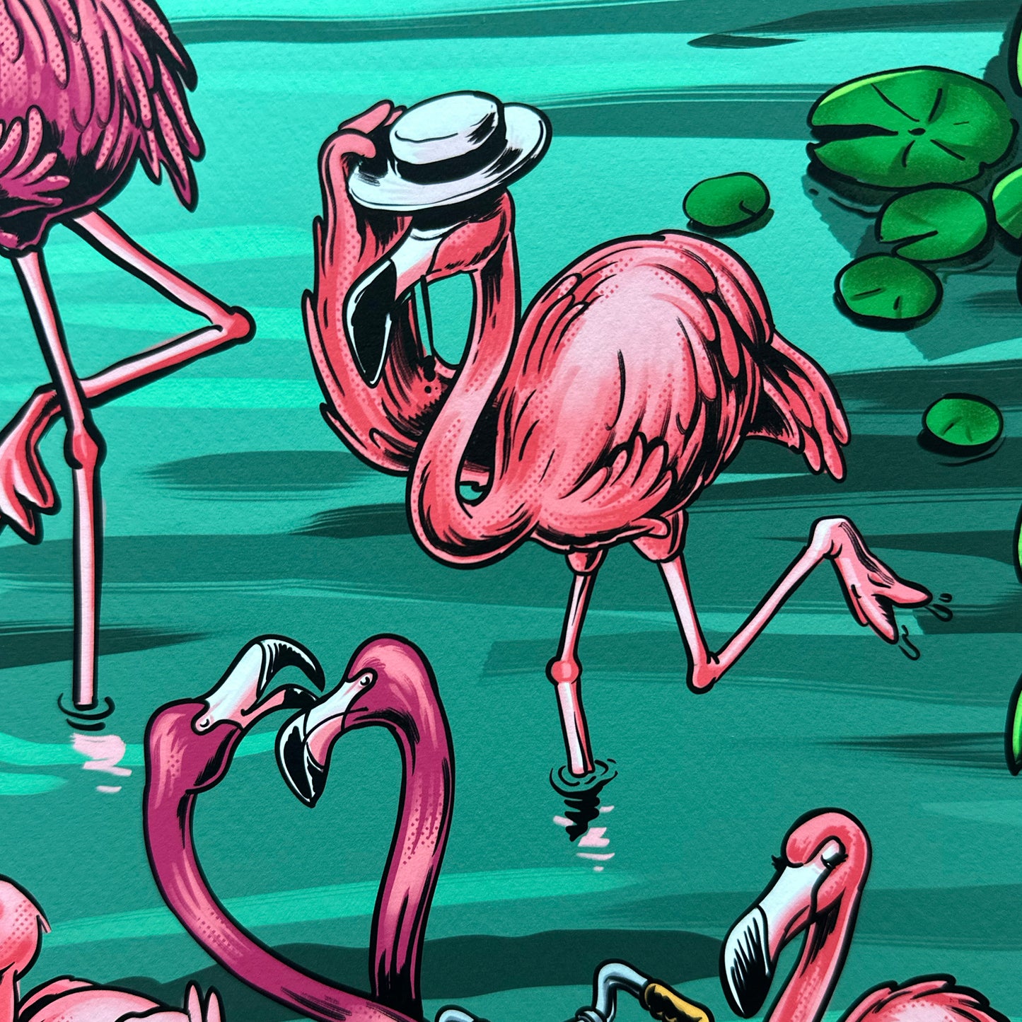 "The Flamboyance Club" Limited Edition Giclée Print - 420 x 594 mm