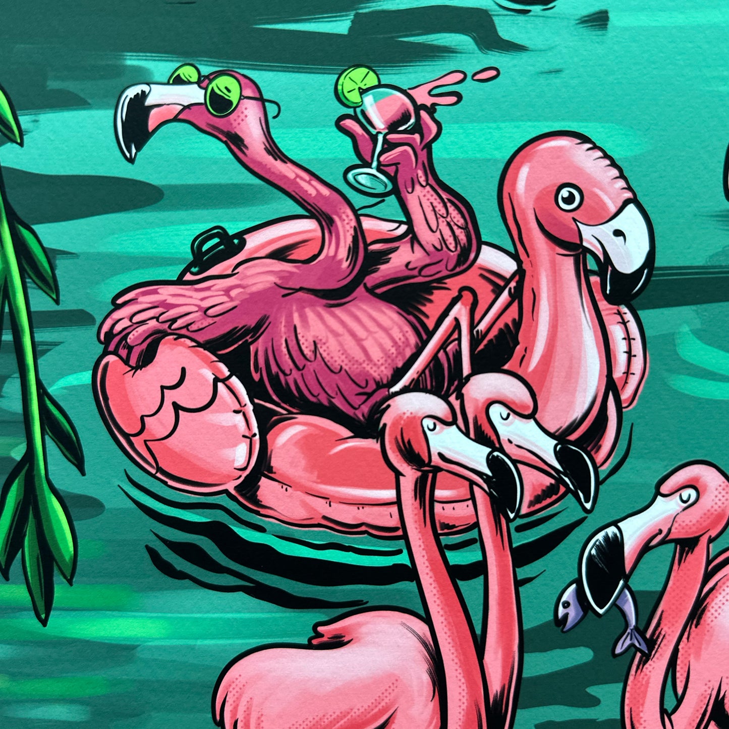 "The Flamboyance Club" Limited Edition Giclée Print - 420 x 594 mm