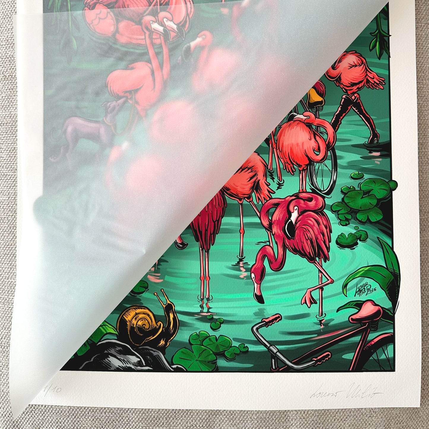 "The Flamboyance Club" Limited Edition Giclée Print - 420 x 594 mm